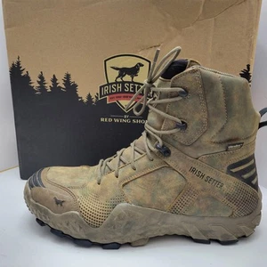 Irish Setter Vaprtrek Hunting Boots A2815 Men's Sz 12 8" Camo Waterproof Leather - Picture 1 of 14