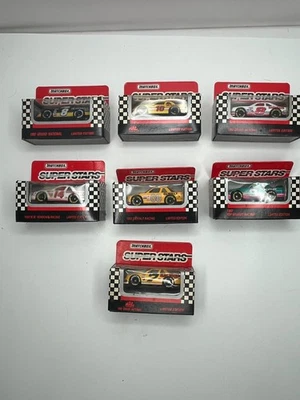 MATCHBOX SUPERSTARS LOT OF 7 NASCAR 1/64 SCALE RACE CARS NEW MOC - Image 1 of 4