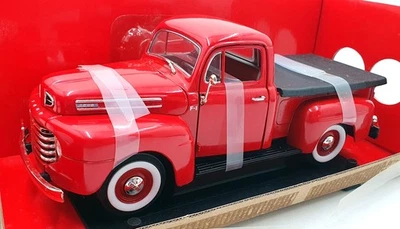 Road Signature 1/18 Scale Diecast 92218 - 1948 Ford F1 Pick Up - Red - Image 1 of 4