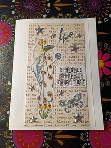 Handmade Greeting Card - Faith Christian Baptism Any Occasion Get Well Soon - Picture 1 of 1