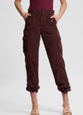 GUESS Nessi Cargo Pants Women's Size 25x30 Coachwhip Multi $128 - Image 1 of 4