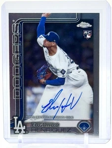2025 Topps Chrome - Rookie Autographs Edgardo Henriquez #RA-EH RC Auto Dodgers - Picture 1 of 2