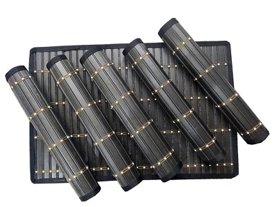 Napperons en PVC imperméables de 2 mm d'épaisseur pour table à manger 6 pièce... - Photo 1/3