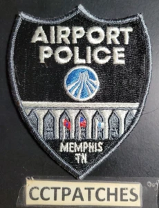 PARCHE DE HOMBRO DE LA POLICÍA DEL AEROPUERTO DE MEMPHIS, TENNESSEE TN - Imagen 1 de 2