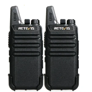 Retevis RT22 Walkie Talkies Mini 2W CTCSS/DCS VOX TOT 16CH Two Way Radios(2pcs) - Picture 1 of 11