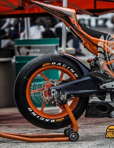 Motorcycle Tire Lettering Fit KTM Racing Bike Stickers 0.75"SET 15"-20"Fast Ship - Picture 1 of 4