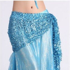 Belly dance costumes sequins belly dance hip scarf for women belly dancing belts