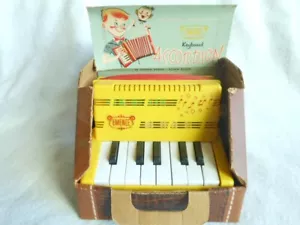 Antique Children's Toy Accordion in Box w. Instructions WORKS - Picture 1 of 11