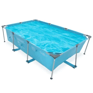 GASKY 10ft Swimming Pool Rectangle Metal Frame and Accessories 118x79x29.5 Inch - Picture 1 of 4