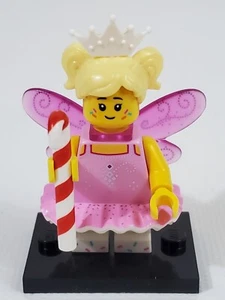 LEGO CMF Sugar Fairy 71034 Minifigure Series 23 with baseplate - Picture 1 of 5