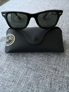 Ray-Ban Sonnenbrille RB2140 901/58 50mm Wayfarer polarisiert( HANDMADE IN ITALY) - Bild 1 von 4