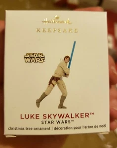 2020 Hallmark Keepsake Miniature Star Wars Luke Skywalker Ornament NIB NEW IN BO - Picture 1 of 2