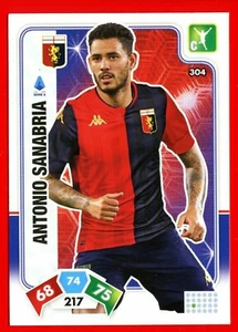 CALCIATORI 2020-2021 21-Adrenalyn Panini Card BASE 304 - SANABRIA - GENOA - Picture 1 of 2