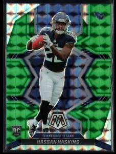 2022 Panini Mosaic Mosaic Green #325 Hassan Haskins RC - Picture 1 of 2