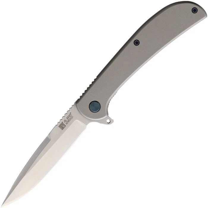 Al Mar Ultra Thin Folding Knife 2.5" Stainless Blade Satin Finish Steel Blade - Image 1 of 1