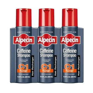 Alpecin C1 Koffein Shampoo 8,45 flüssige Unzen (3er Pack) I Haar Leistungssteigerer - Bild 1 von 7