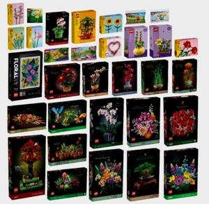 Auswählen LEGO Blumen BLUMENSTRAUß Seasonal Geschenk BOTANICAL COLLECTION Strauß - Bild 1 von 104
