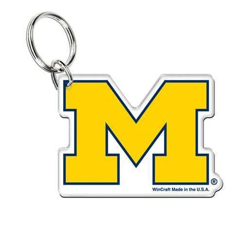 Michigan Wolverines Premium Acrylic Key Ring Cover
