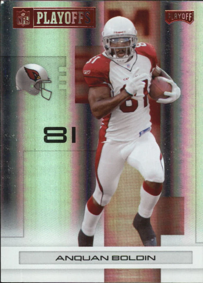 2007 Playoff NFL Playoffs Red Holofoil Football Card Pick - Image 1 of 1