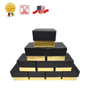 Novel Box Jewelry Gift Ring Boxes With Ring Foam Insert Made in USA - 10pc - Picture 1 of 7