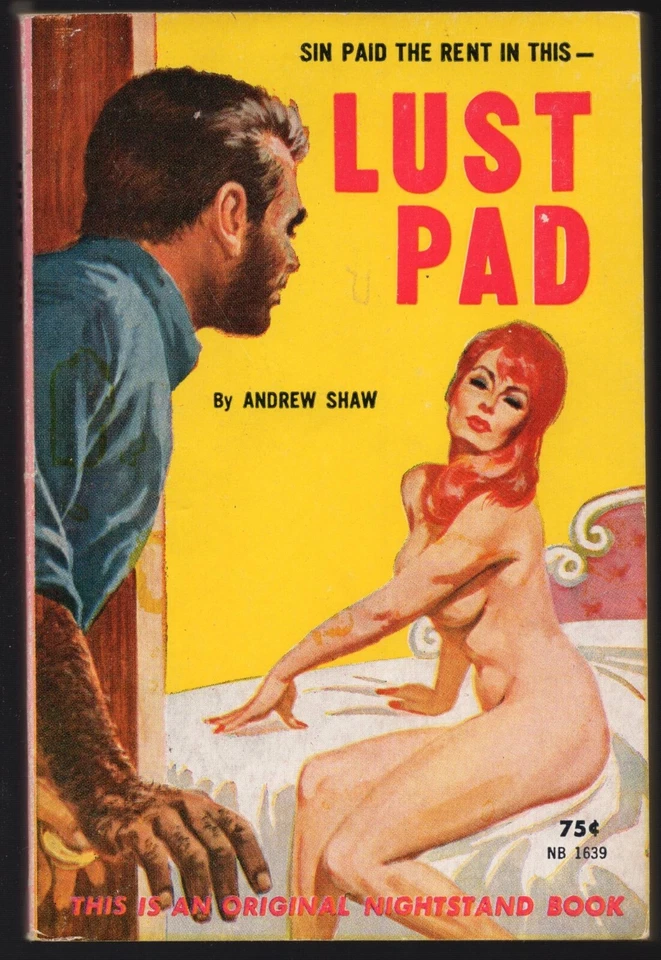 Lust Pad Andrew Shaw,  Robert Bonfils Sleaze paperback FN - Image 1 of 1