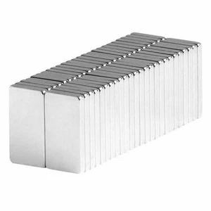 1/2 x 1/4 x 1/16 Inch Neodymium Rare Earth Block Magnets N42 (50 Pack) - Picture 1 of 2