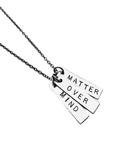 MIND OVER MATTER ~ 18 Zoll ~ Motivationskette ~ Inspirierende Halskette - Bild 1 von 4
