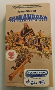 Shenandoah VHS SEALED Watermarks Movie Mogul Sticker MCA James Stewart  - Picture 1 of 9