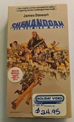Shenandoah VHS SEALED Watermarks Movie Mogul Sticker MCA James Stewart  - Image 1 of 4