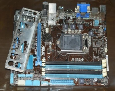 ASUSTeK Intel B75 equipped motherboard LGA 1155 correspondence B75M-PLUS - Image 1 of 4