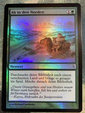 MTG Into the North Coldsnap Foil Common German Ab in den Norden NM