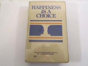 VHS Documentary HAPPINESS IS A CHOICE Paul Meier & Frank Minirth [12R] - Imagen 1 de 2