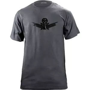Vintage Army Space Badge Subdued Veteran T-Shirt - Bild 1 von 5