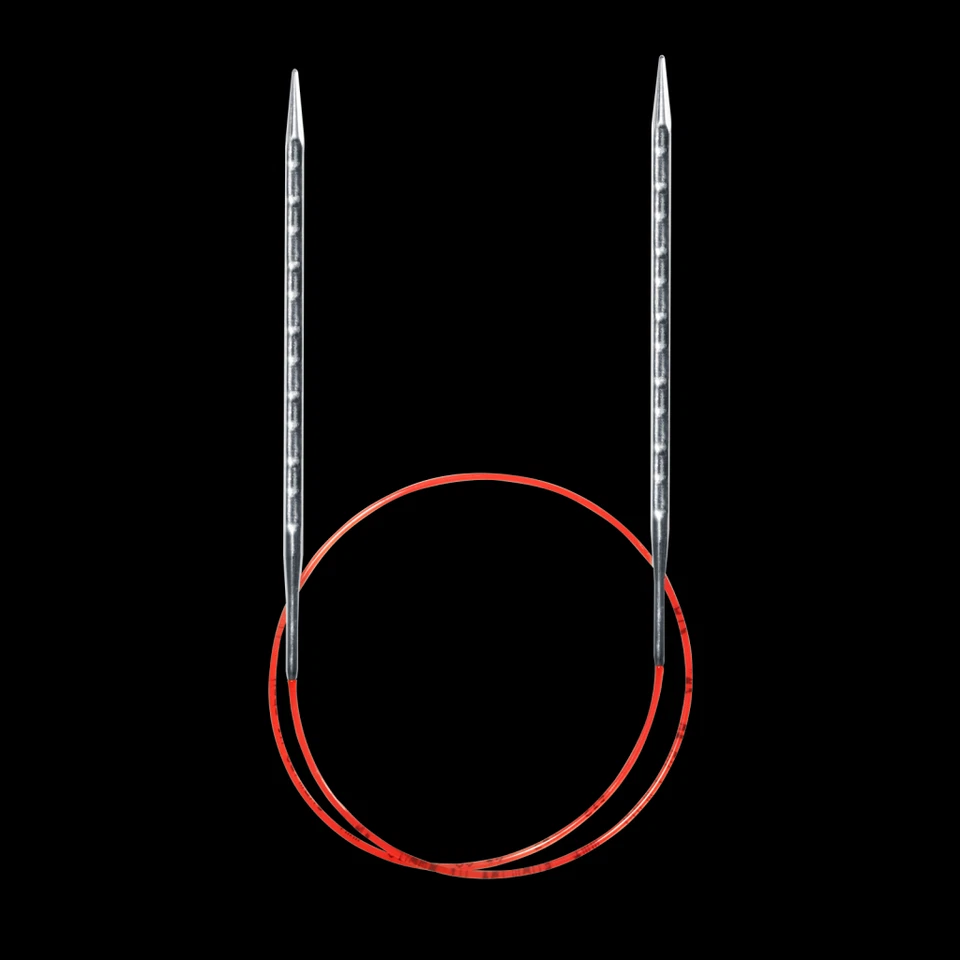 addiNovel VIERECKIGE FEINSTRICK-RUNDNADELN von addi | Maß 3 5mm/80cm