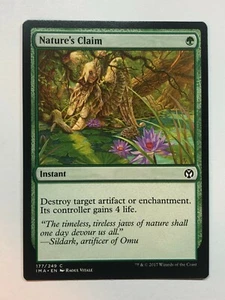Magic The Gathering Iconic Masters Nature's Claim 177 casi nuevo/muy bueno - Imagen 1 de 1