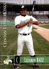 2005 Clinton LumberKings Grandstand #25 Lizahio Baez Dominican Republic DR Card