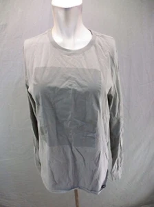 Jordan Size M Boys Gray 100% Cotton Crew Neck Long Sleeve Athletic Top 729 - Picture 1 of 11