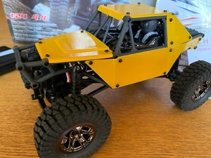 UDIRC UCX2405 1/24 Brushed Motor 4WD Rc Mini Rock Crawler yellow Off-Road - Picture 1 of 18