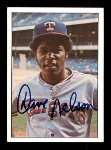 Dave Nelson Autographed Signed 1975 SSPC Card #18 Texas Rangers SKU #204510