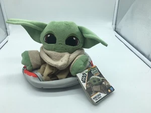 Cochecito flotante Star Wars Mandalorian The Child Bounty Hideaway peluche marioneta de mano ETIQUETA - Imagen 1 de 8