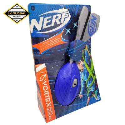 NERF Vortex Aero Howler Foam Ball Blue (F2874) Long Distance Football Hasbro - Image 1 of 4