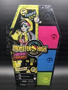 Monster High Skulltimate Secrets Neon Frights Frankie Stein Doll NEW SEALED - Picture 1 of 2