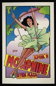 PÓSTER Morphine Nueva York 1995 Litografía Impresión Artista Prueba AP Firmado Kozik Como Nuevo - Imagen 1 de 3