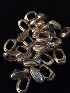 40 x Oval Spacer Bead Bar 18 mm wide. - Picture 1 of 1