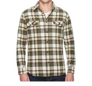 QUIKSILVER Men's CEDAR ISLAND Flannel Shirt - GQM0 - Large - NWT - Picture 1 of 4