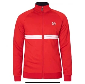 Sergio Tacchini Dallas Track Jacket Adrenaline Rush/White/Maritime Blue - Picture 1 of 2