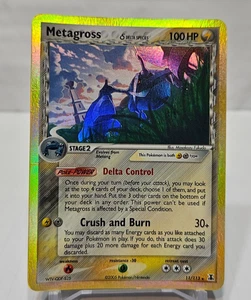 Pokemon Metagross 11/113 Holo Raro Ex Delta Species 7387 - Imagen 1 de 13