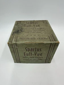 BOX ONLY Vintage Spartus Full Vue Camera Top View Film Box Antique Storage - Picture 1 of 9