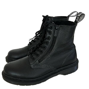 Doc Dr. Marten 1460 Pascal Boots Women's Size 39 8 US Black Zipper Lace Up - Picture 1 of 10