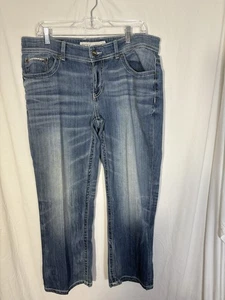 BUCKLE BKE Jeans, Payton Damen 32, blau Ankle Mid-Rise, Caprihose - Bild 1 von 8